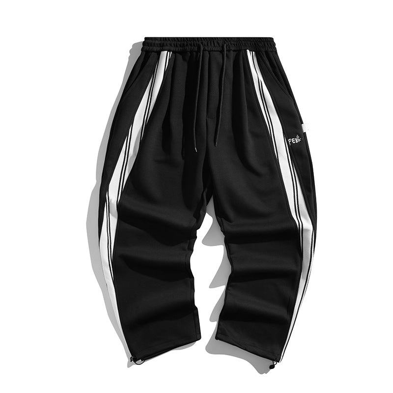Retro Sports Casual Pants For Students