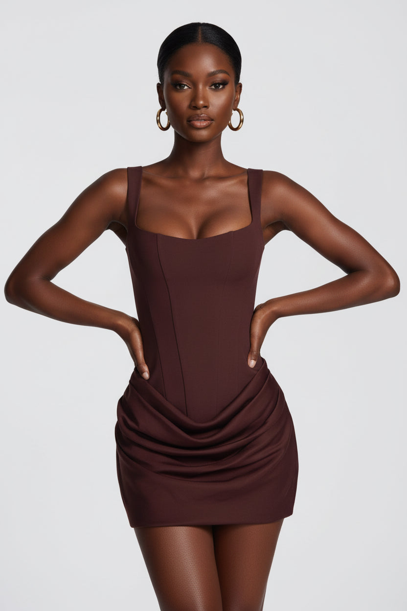 Silhouette Sculpt Lace-Up Dress