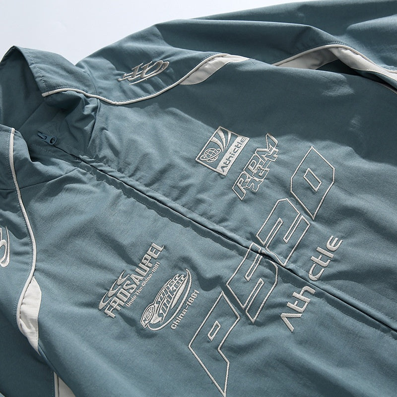 Retro-style Casual Stand-up Collar Jacket For Men